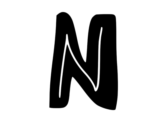 Funky Bold Skeleton Letter N Review for Embroidery Projects
