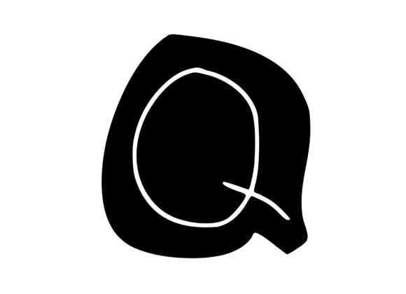Funky Bold Skeleton Letter Q Review for Embroidery Projects
