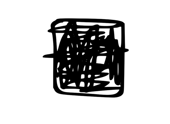 Mono Scribble Graphic Square Review