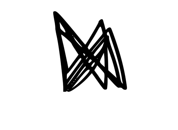 Mono Scribble Graphic Triangles Review